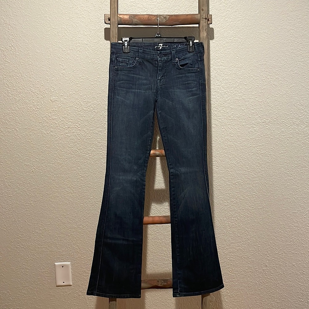 Flare jeans.